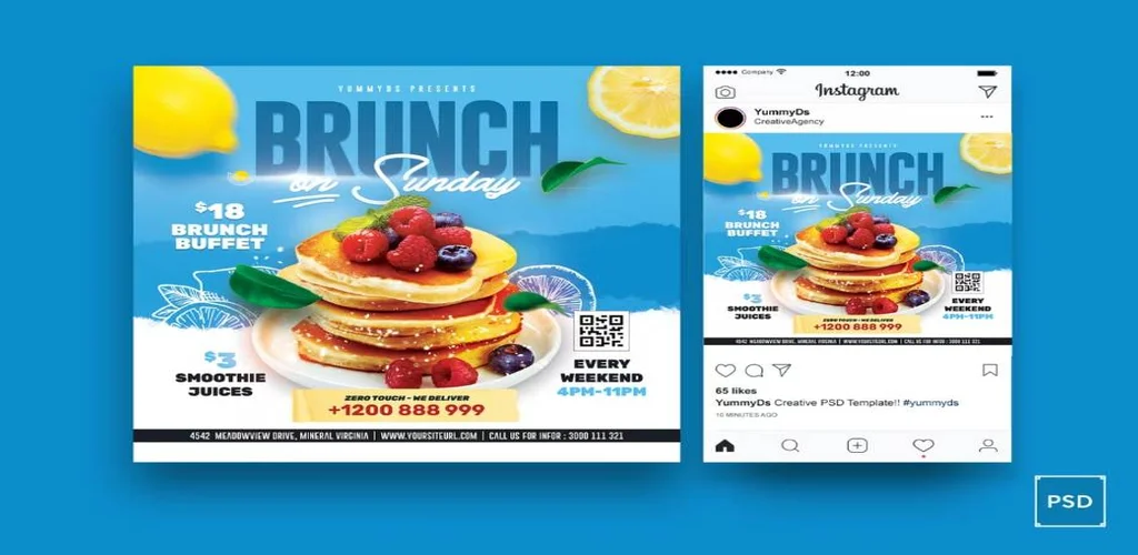 Boost Brunch Business with Creative Brunch Flyers - Aboveinsider