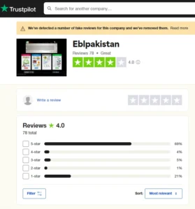 EBL Pakistan Reviews