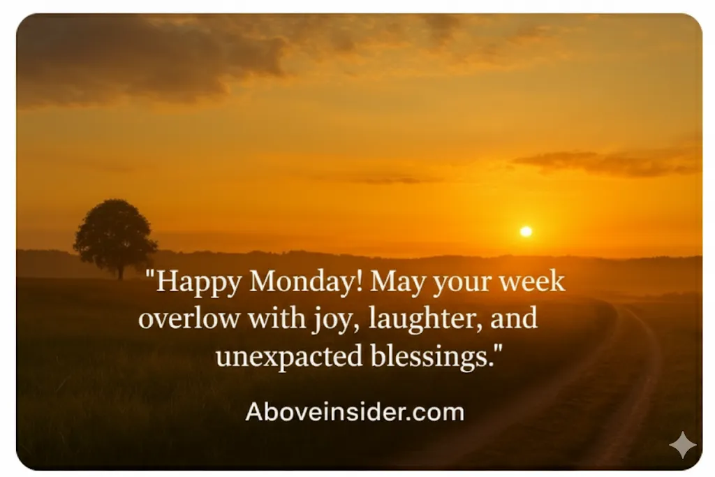 150+ Monday Blessings, Quotes & Prayers to Start the Week with Positivity 11  Happy Monday Wishes image