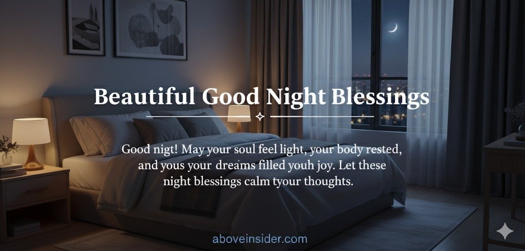 90+ Good Night Blessings, Prayers & Heartfelt Quotes for Peaceful Sleep 10 Beautiful Good Night Blessings image