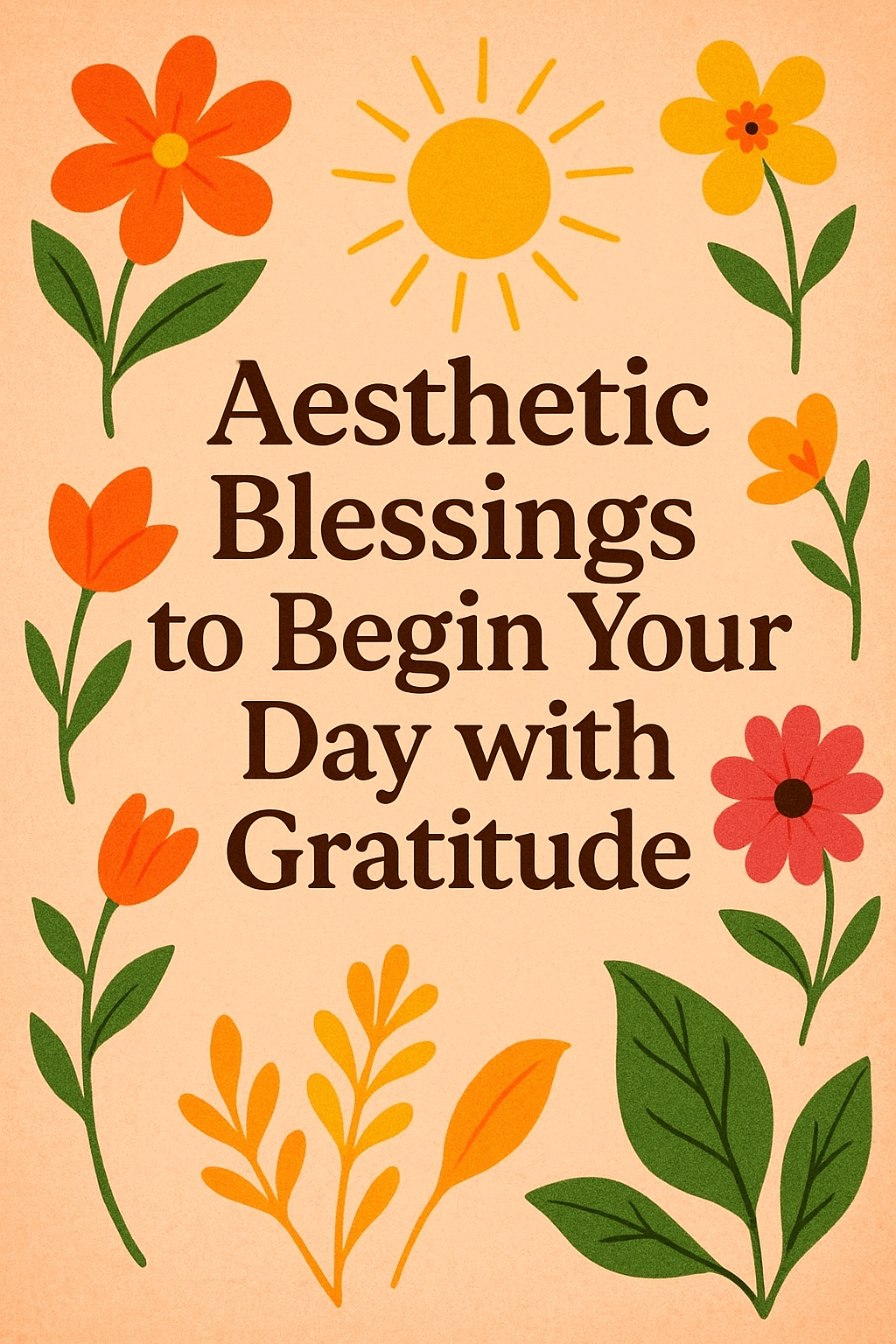 aesthetic blessings to begin your day with gratitude