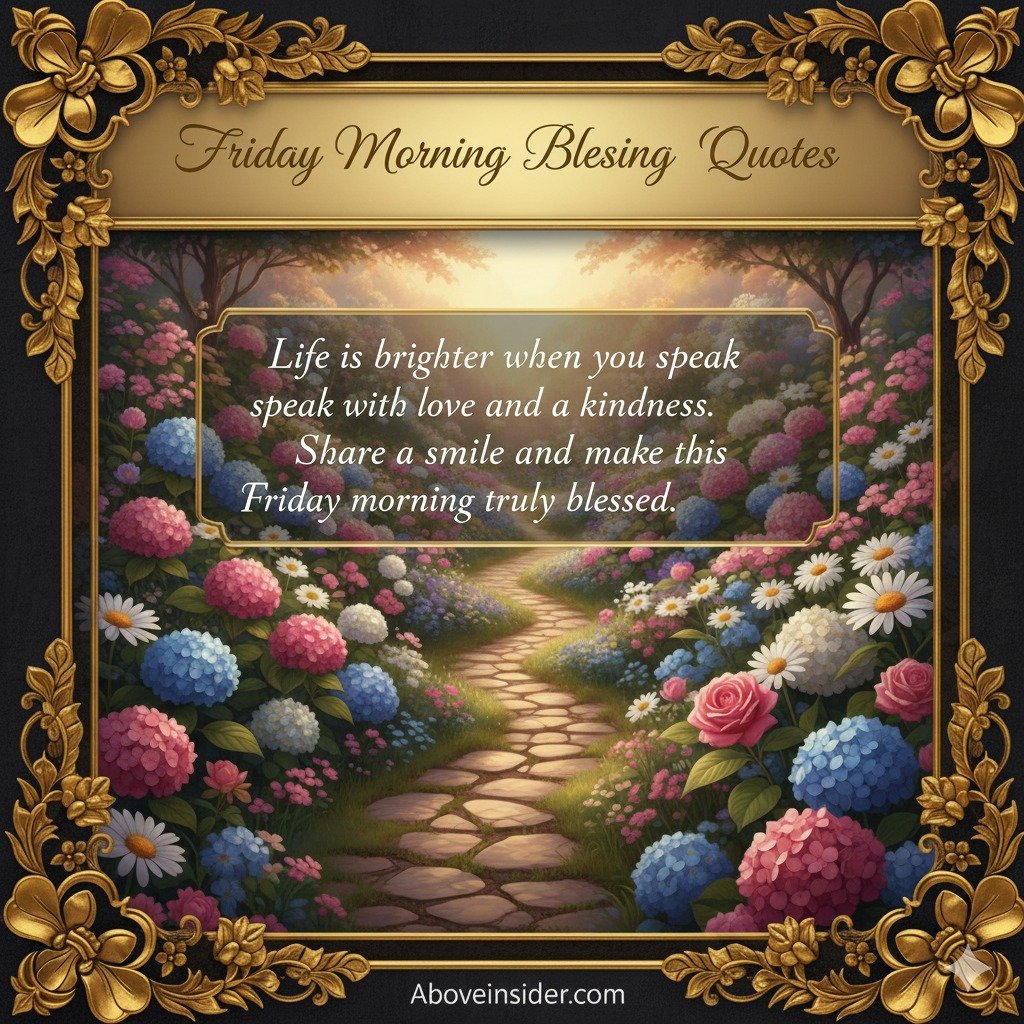Friday morning quote image
