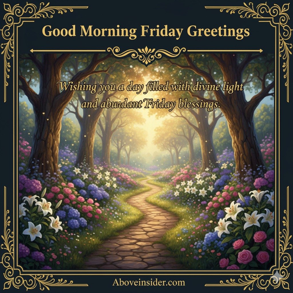 Good Morning Friday Greetings image