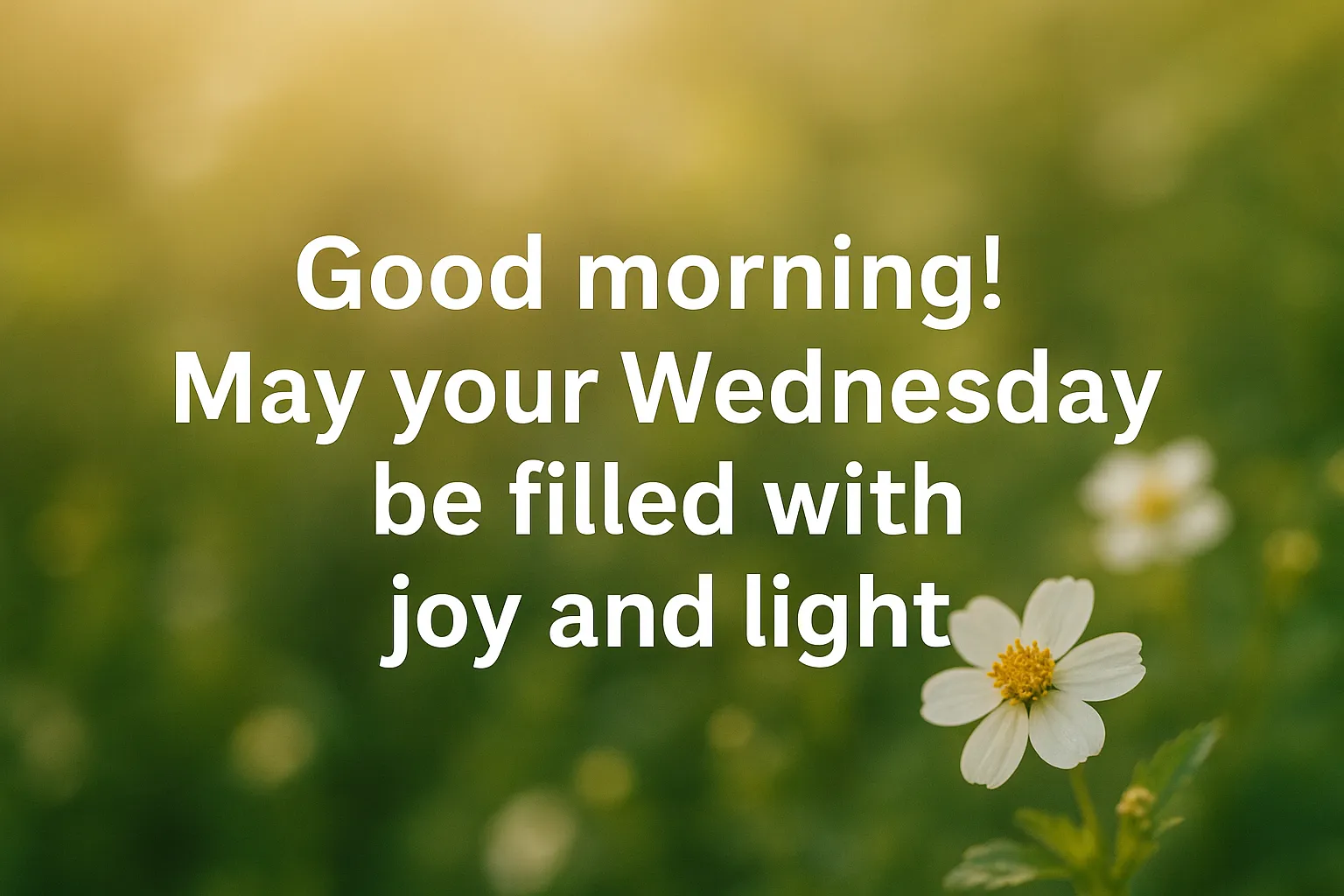 Good Morning Wednesday Blessings