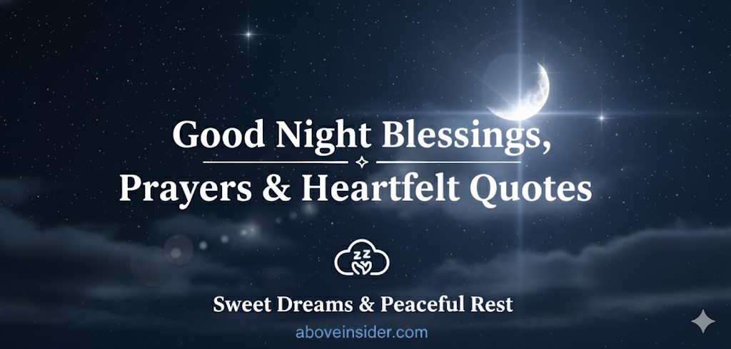 90+ Good Night Blessings, Prayers & Heartfelt Quotes for Peaceful Sleep 9 Good Night Blessings, Prayers & Heartfelt Quotes images