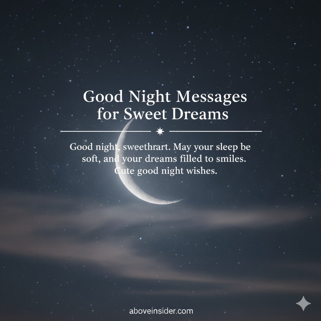 90+ Good Night Blessings, Prayers & Heartfelt Quotes for Peaceful Sleep 14 Good Night Messages image