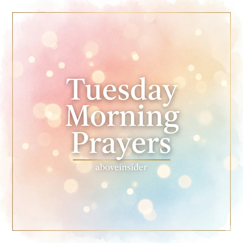 Tuesday Morning Reflections