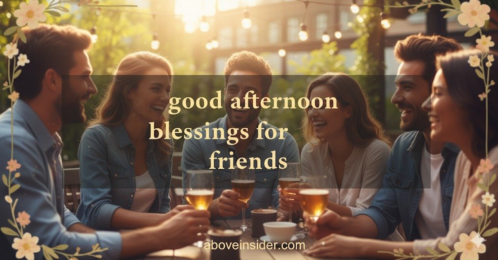 good afternoon blessings for friends