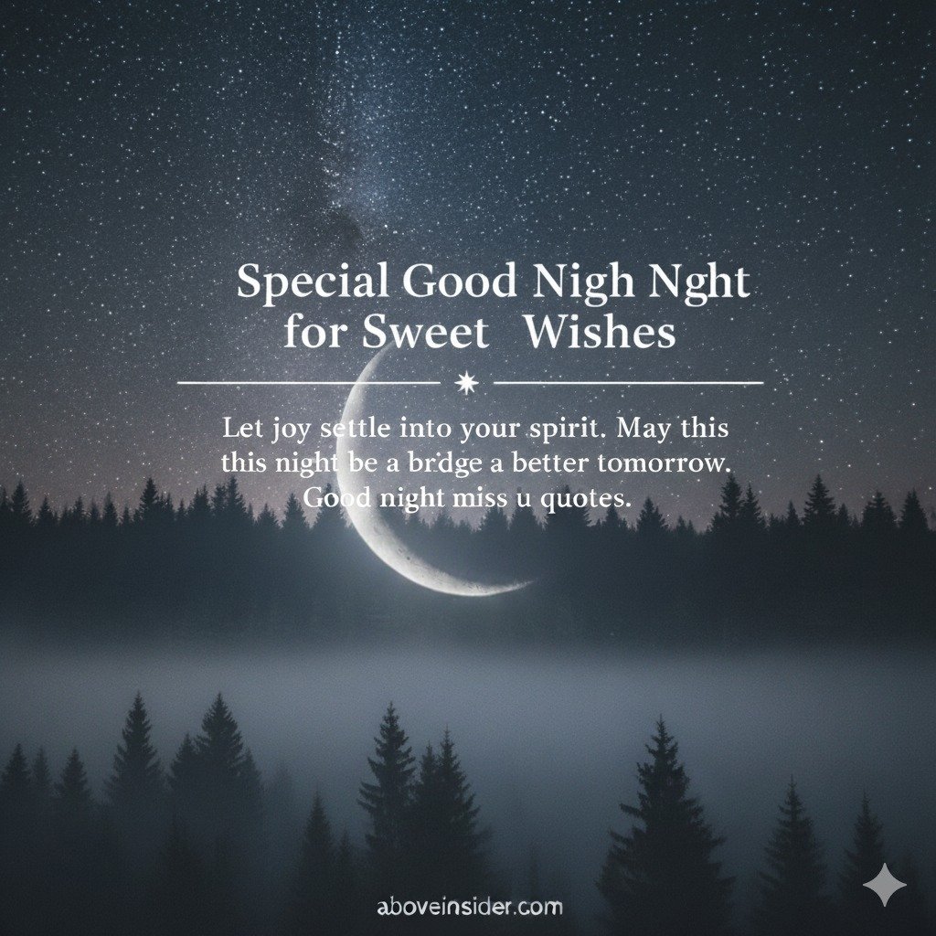 90+ Good Night Blessings, Prayers & Heartfelt Quotes for Peaceful Sleep 16 special good night message image