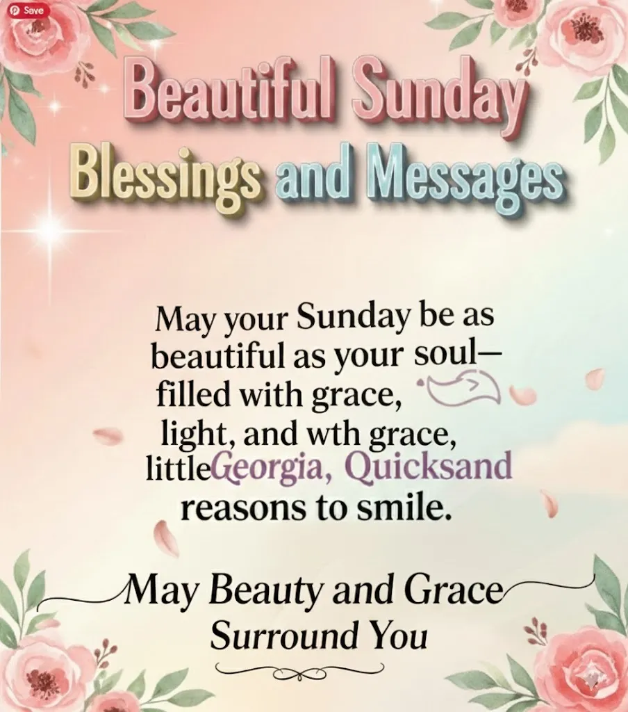 110+ Happy Sunday Blessings, Quotes & Wishes For 2025 10 Beautiful Sunday Blessings and Messages