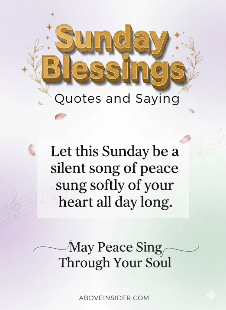 110+ Happy Sunday Blessings, Quotes & Wishes For 2025 12 Sunday Blessings Quotes and Sayings