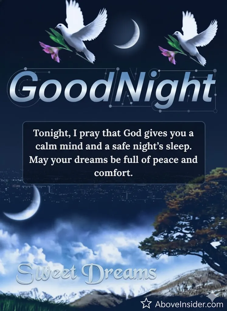 Sweet Good Night Blessings Prayers